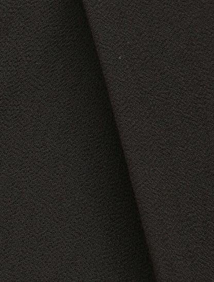 Robe en voile à col rond à détail anneaux - Noir - 3