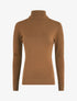 Pull uni à col roulé - Camel - 4