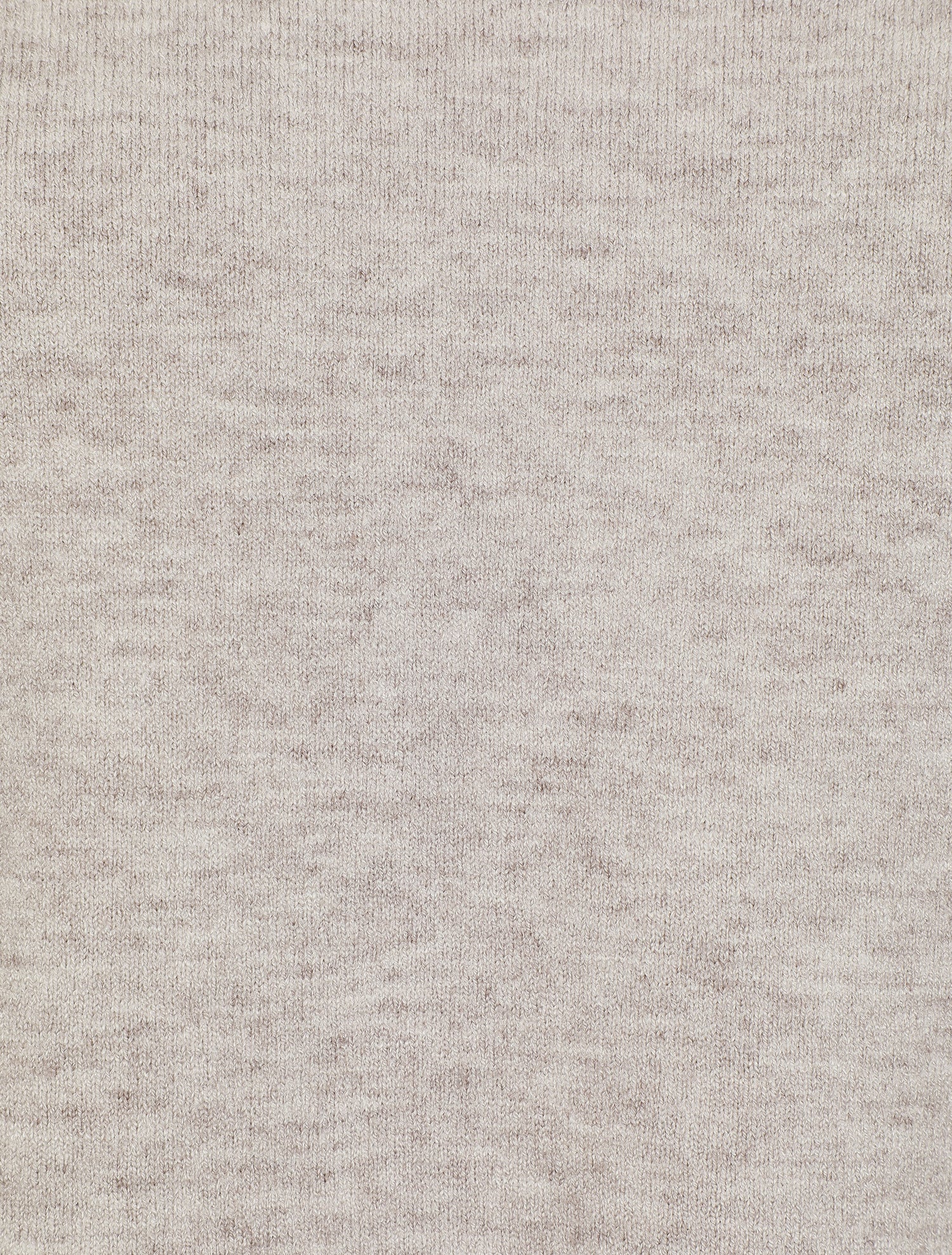 Pull fin uni à col V - Taupe - 3