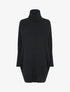 Pull col roulé oversize - Noir - 1
