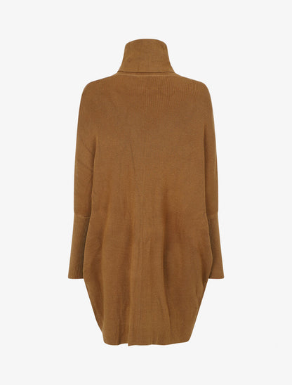 Pull col roulé oversize - Camel - 2