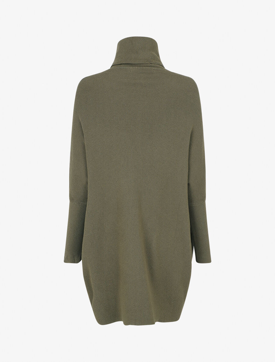 Pull col roulé oversize - Kaki - 2