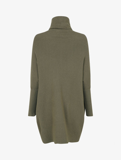 Pull col roulé oversize - Kaki - 2