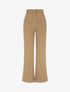 Pantalon classique à taille élastiquée - Beige - 1