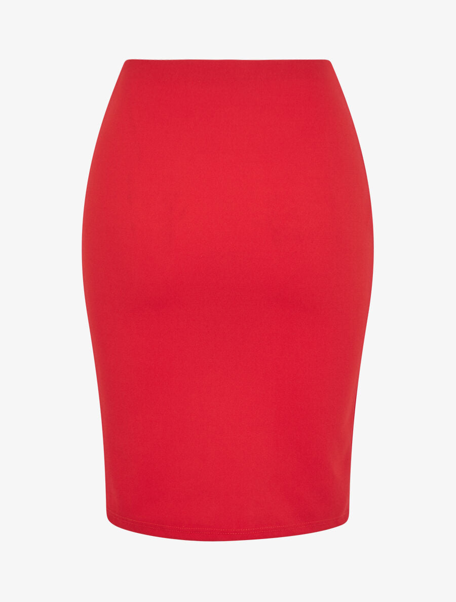 Jupe crayon classique - Rouge - 2