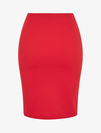 Jupe crayon classique - Rouge - 2