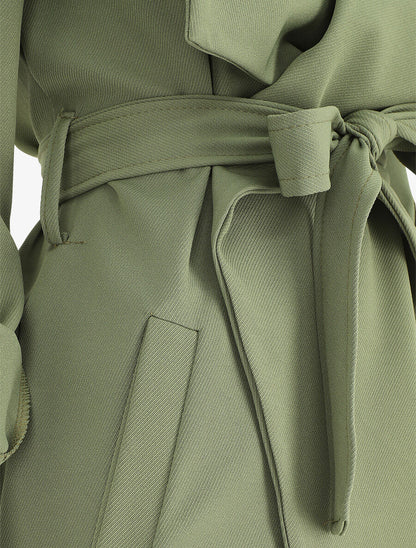Trench droit mi-long - Kaki - 3
