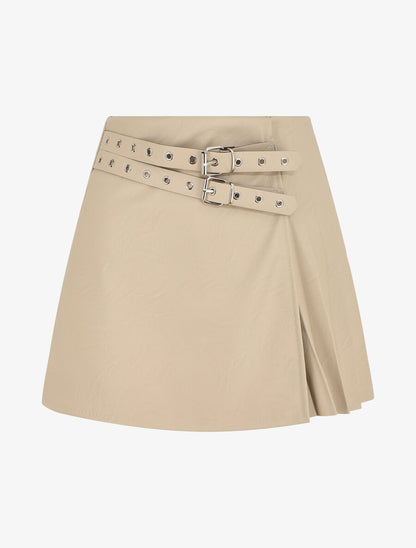 Short en simili trompe l&