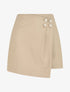 Short en simili style portefeuille - Beige - 1