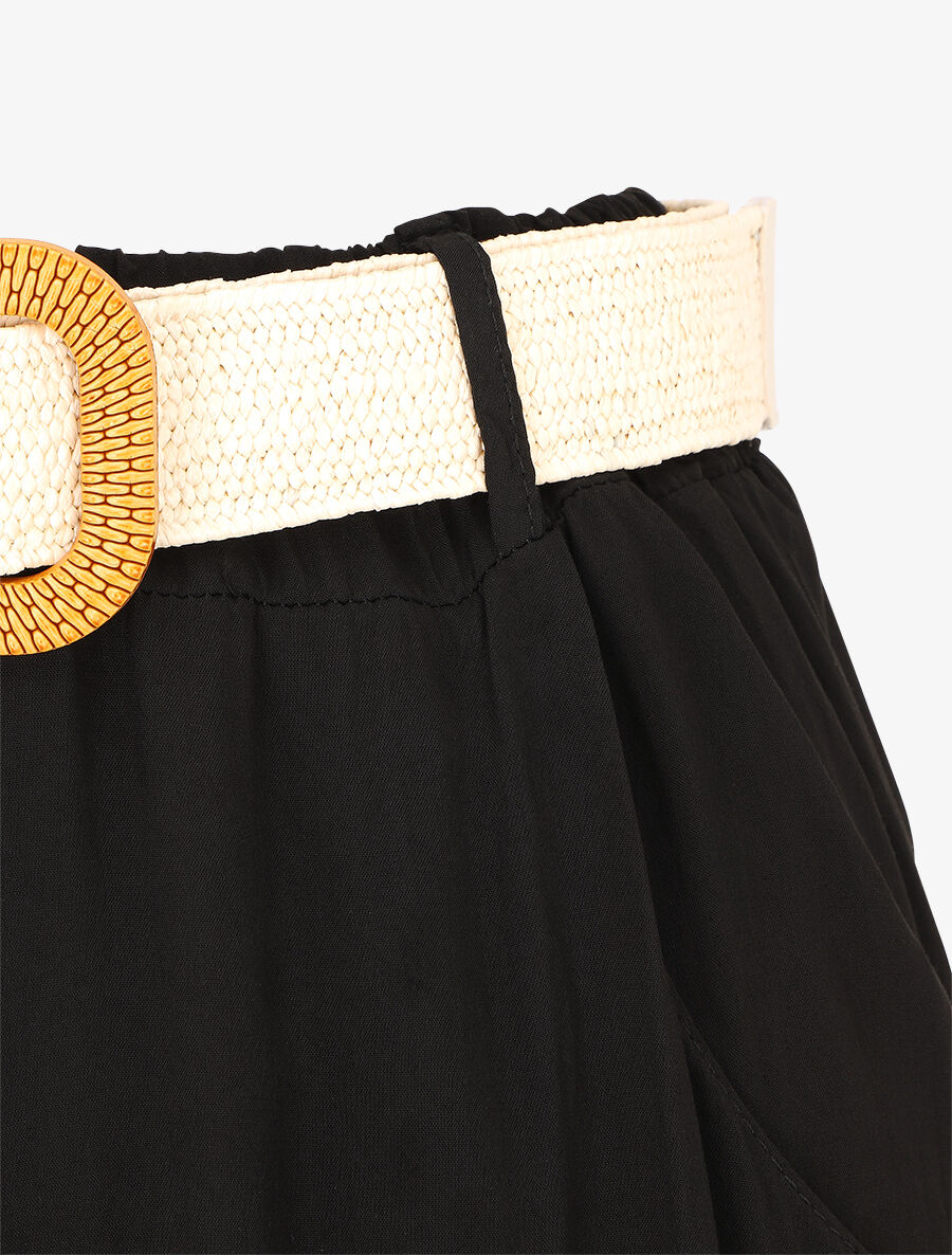 Pantalon fluide ample - Noir - 3