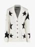 Gilet droit motif étoiles - Beige - 1