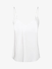 Caraco satiné uni - Blanc - 4