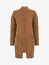 Gilet long effet tressé - Camel - 4