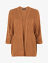Gilet mi-long oversize - Camel - 4