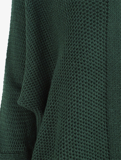 Gilet mi-long oversize - Vert - 3