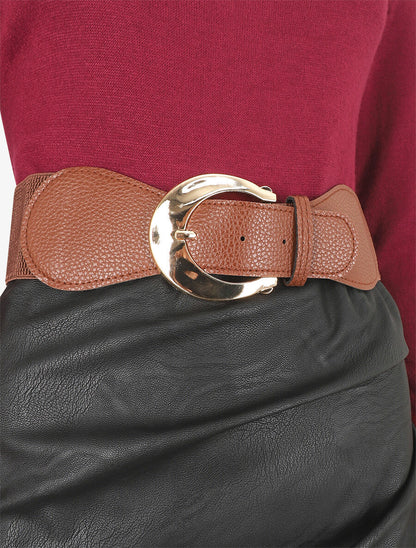 Robe bi-matière effet drapé - Bordeaux - 3