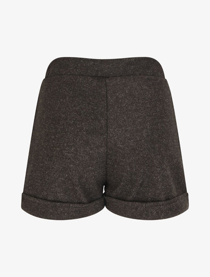 Short droit taille haute - Noir - 2