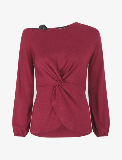 Pull fin croisé à l&