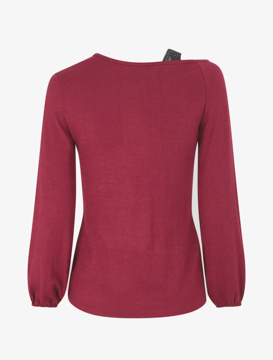Pull fin croisé à l&