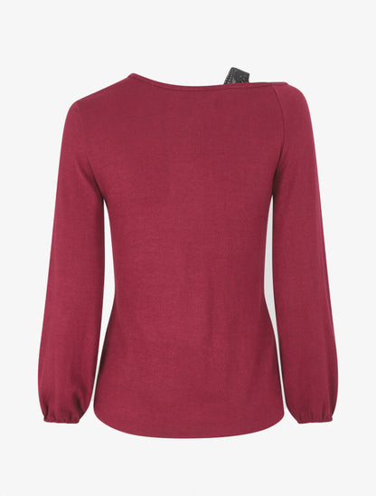 Pull fin croisé à l&