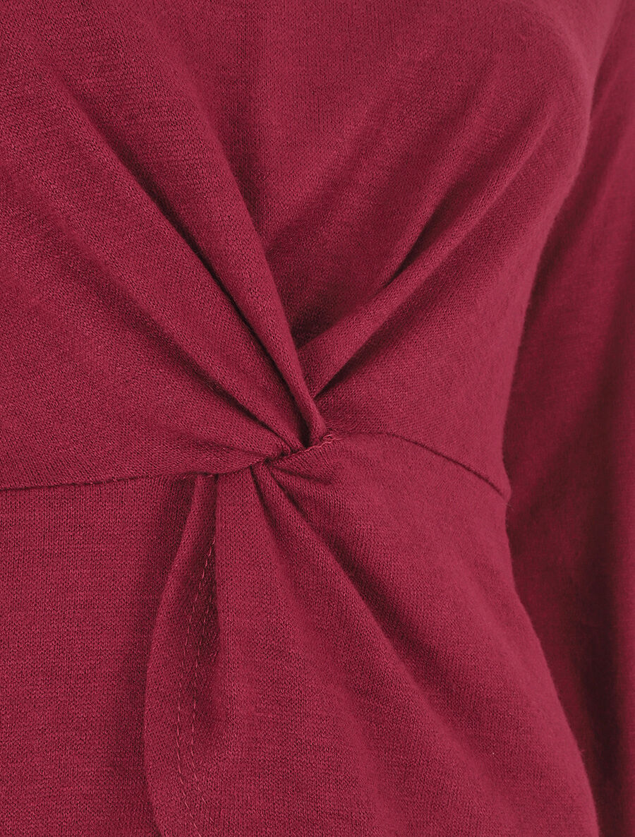 Pull fin croisé à l&