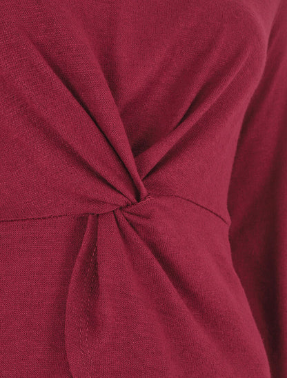 Pull fin croisé à l&