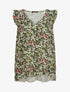 Blouse imprimé fleurs des champs - Vert - 3
