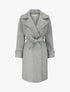 Manteau long à boutons décoratifs au dos - Gris - 4