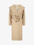 Manteau long à capuche - Beige - 4