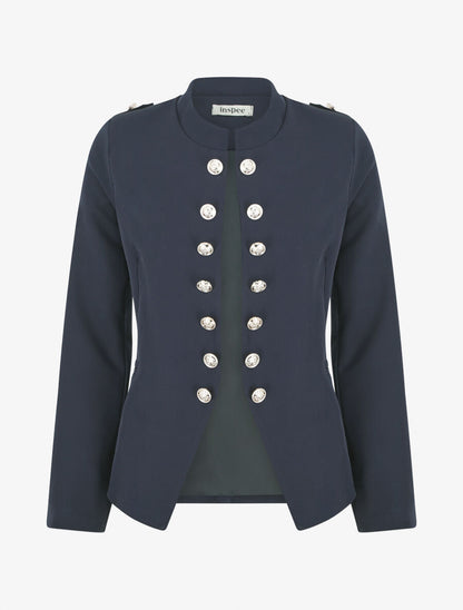 Veste droite style officier - Marine - 1