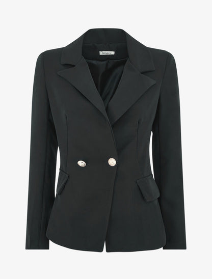 Blazer classique boutonné - Noir - 1