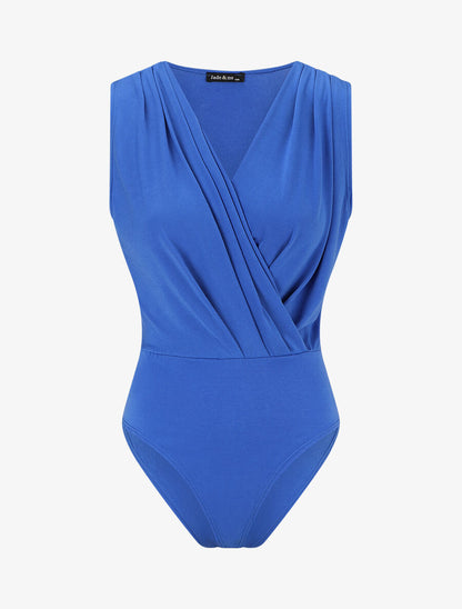 Body cache-coeur sans manches - Bleu électrique - 4