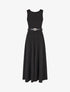 Combinaison ample sans manches unie - Noir - 4