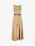Combinaison ample sans manches unie - Beige - 1
