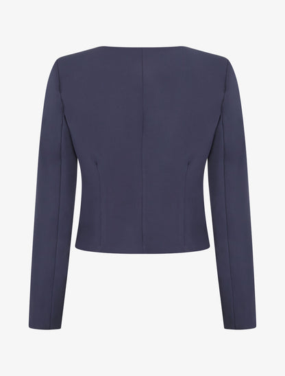 Veste courte ouverte - Marine - 2