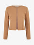 Veste courte ouverte - Camel - 1