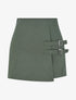 Short court style jupe à lanières - Kaki - 4