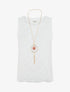 Top uni coupe boule - Blanc - 4