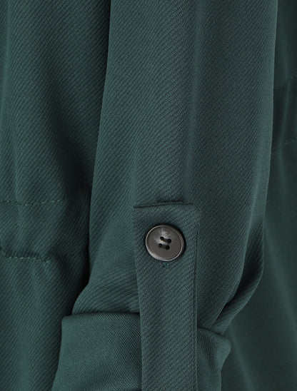 Veste légère à manches retroussables - Bleu canard - 3