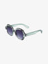 Lunettes de soleil rondes - Vert - 2