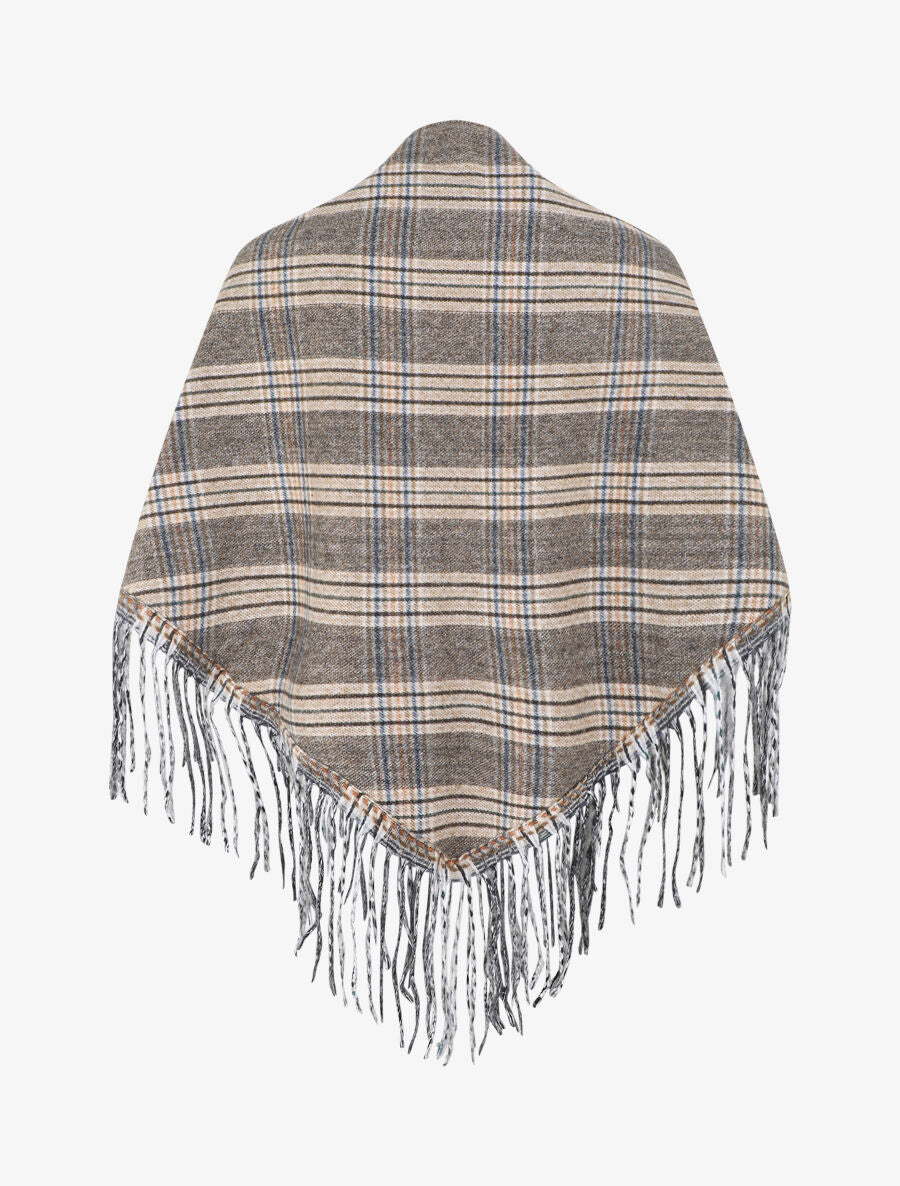 Châle motif prince de Galles - Beige - 2