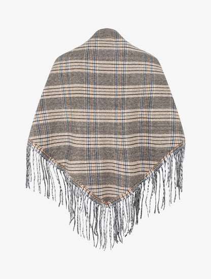 Châle motif prince de Galles - Beige - 2
