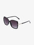 Lunettes de soleil carrées oversize - Noir - 1