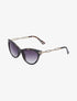 Lunettes cat eye à branches style chaîne - Bleu - 1