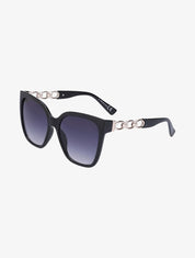 Lunettes cat eye oversize - Noir - 2