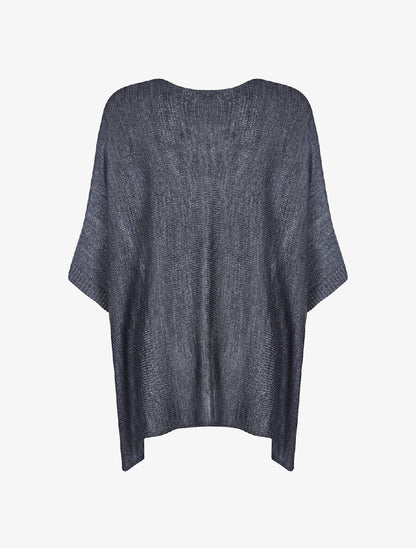 Poncho rectangulaire - Anthracite - 2