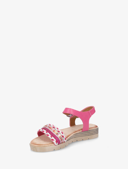 Nu-pieds bride fantaisie irisée - Fuchsia - 3