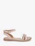 Nu-pieds à bride fantaisie tressée - Beige - 1