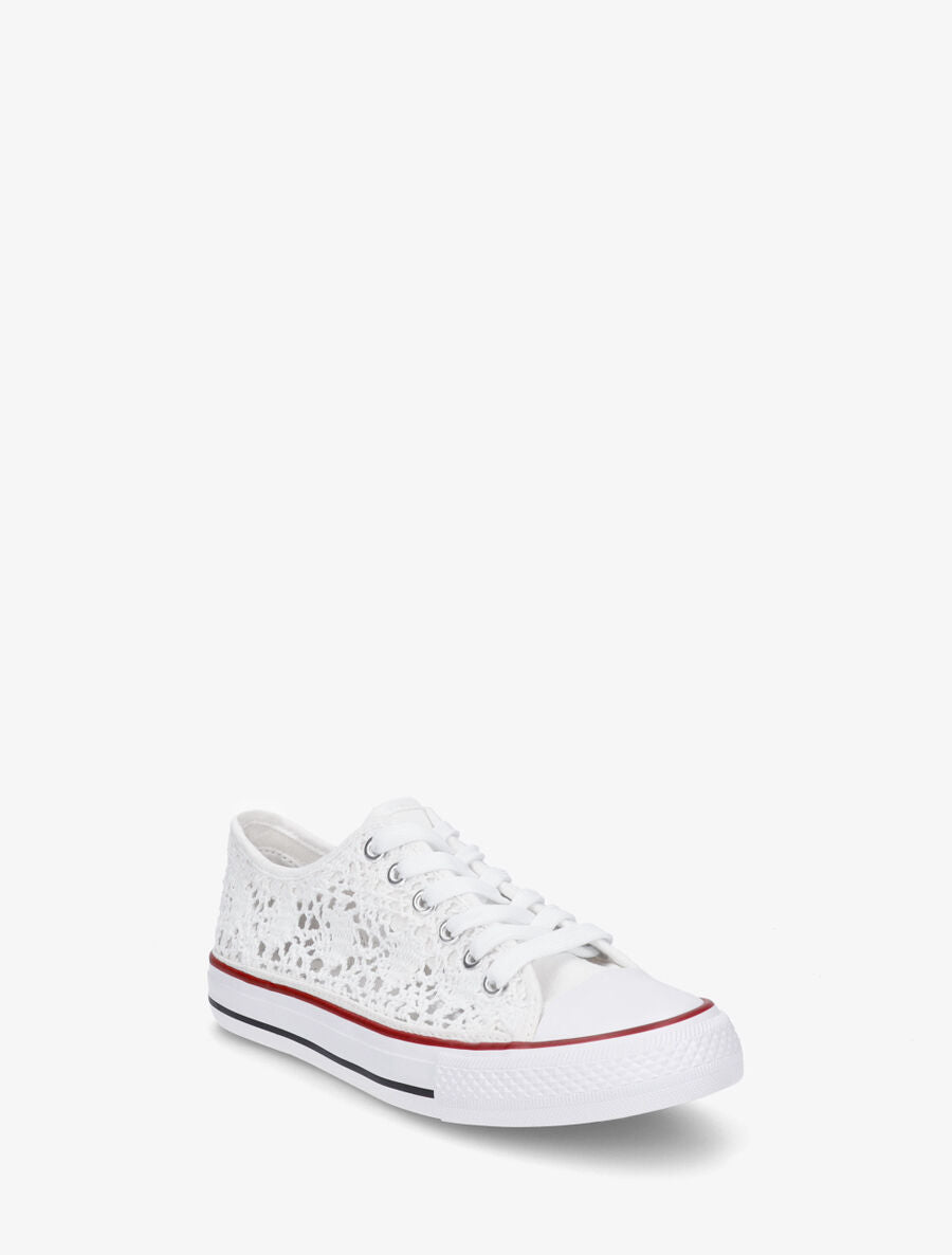 Tennis en crochet - Blanc - 2