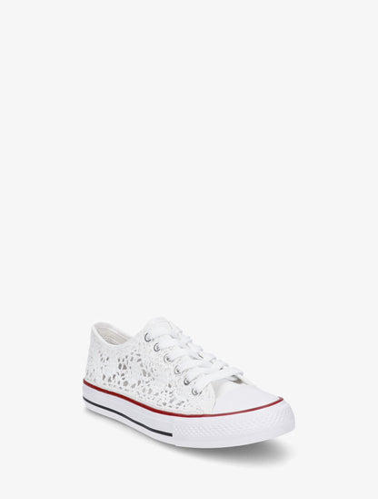 Tennis en crochet - Blanc - 2